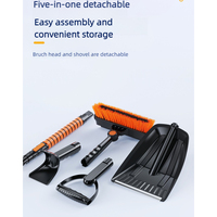 Brosse à neige rétractable grattoir à glace voiture véhicule pelle plastique déglaçage grattoir grattoir brosse propre