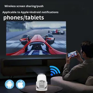 <strong>Latest</strong> M5 Household Portable Smart Mini HD <strong>Projector</strong> 480P Adjustable Bracket LCD <strong>Projector</strong> for Outdoor Camping Homestay Theater - Product Image 2