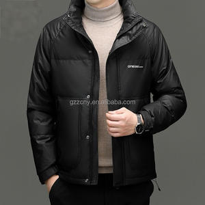 Giacca invernale da uomo spessa, piumino caldo Casual, apertura con cerniera traspirante prezzo all'ingrosso sconto, alla moda - Product Image 3