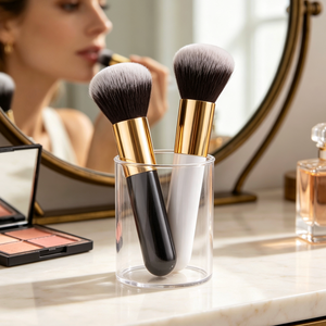 Large Fluffy Powder Brush, Soft Bristle Blush & Bronzer Brush, Professional Face Makeup Tool for Loose Powder, Blush and Contour - Product Image 5