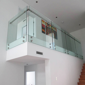 Heavy Dutyสแตนเลส316ไม่มีกรอบโค้งบันไดราวจับขอบกระจกยึดStandoffขาหนีบฟิตติ้ง - Product Image 5