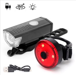 Offres Spéciales vélo avant feu arrière Usb charge étanche phare vélo lumière ensemble - Product Image 6