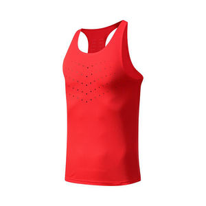Chaleco deportivo de secado rápido para hombre, holgado, sin resistencia, transpirable, talla grande, para atletismo y maratón - Product Image 1