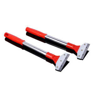 Removedor de lechada de acero inoxidable, mango grueso de 38 cm de largo, cuchillo de limpieza duradero para baldosas de cemento y suelos. - Product Image 4