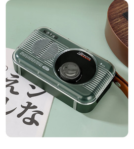 Vofull xách tay FM Receiver 1800mha BT 5.3 gọi điện thoại lưới màn hình <span class=keywords><strong>bluetooth</strong></span> loa với ánh sáng - Product Image 1