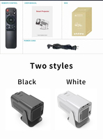 Nouveau projecteur portable intelligent HY320 Mini pour cinéma maison, 1080P LED, lecteur multimédia vidéo en streaming, 300 lumens HY300