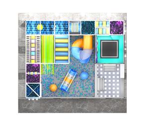 파티 장소를위한 실내 놀이터 키트 유치 어린이 이벤트 예약 증가 공항 실내 소프트 놀이 공간 - Product Image 6