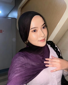 Teinture dégradée de <span class=keywords><strong>cassis</strong></span> dernière vente chaude mode de luxe nouveau Hijab dégradé pour les femmes jumelé - Product Image 1