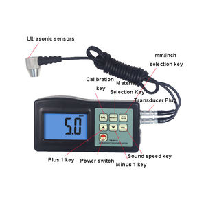 <span class=keywords><strong>Mesure</strong></span> de l'épaisseur de paroi de tuyau et de <span class=keywords><strong>tube</strong></span> de jauge d'épaisseur de plaque d'<span class=keywords><strong>acier</strong></span> jauge d'épaisseur ultrasonique - Product Image 4