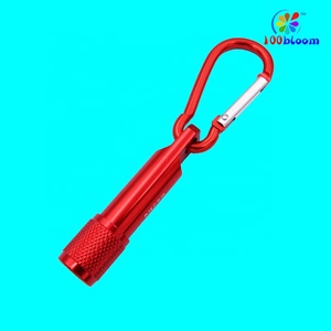 Fabriek Groothandel Promotionele Aluminium <span class=keywords><strong>Mini</strong></span> Led Carabiner Sleutelhanger Zaklamp - Product Image 5