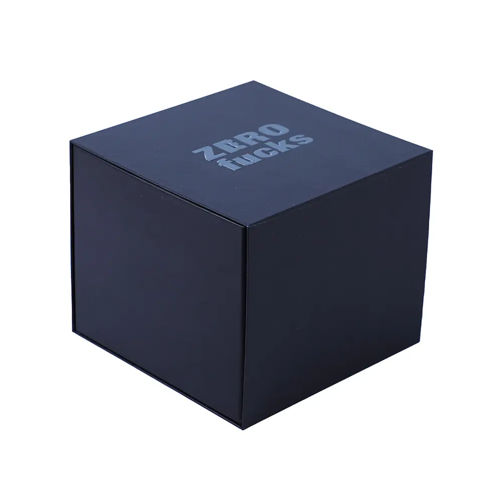 Square Magnetic Black Snapback Fedora Hat Box Packaging With Pvc Window Custom Baseball Fedora Hat Boxes