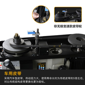 Taladro de Banco Lishan 750W con Cono MT2, Control de Velocidad Continuo, Función de Perforación y Roscado, Doble Propósito para Trabajos en Metal - Product Image 2