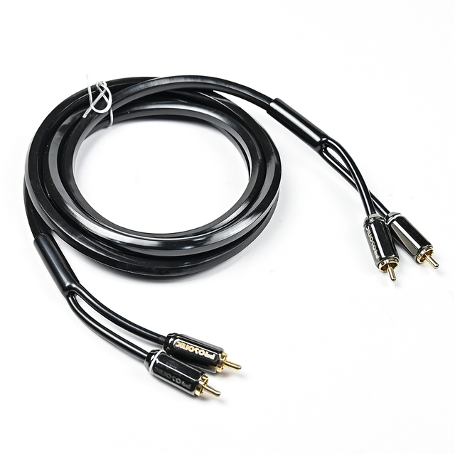 High Quality  Car Audio RCA Cable 2 Channel to 2 Channel Male to Male Cable Wire Car Accessories Audio Rca to Rca Cable