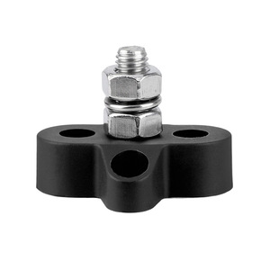 CNSPEED Screw <b>Terminal</b> M8 Black Brass 12V 24V For Yachts Ships Cars RVs Modified Vehicles - Product Image 1