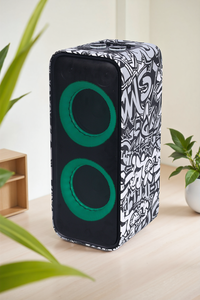 AAWM OEM Deux enceintes sans fil de 8 pouces RMS 130W avec batterie au lithium rechargeable 21700, boîtier en bois HDF, basses puissantes - Product Image 2