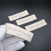 Maßgefertigtes 3D Silikon-Gummi Gewebtes Etikett Weiches Damast-Etikett 3D Geeignet für Kleidung Hosen und Jacken