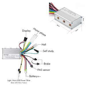 Màn hình điều khiển xe đạp điện <span class=keywords><strong>350W</strong></span> <span class=keywords><strong>24V</strong></span>/36V/48V, bộ điều khiển không chổi than cho bộ chuyển đổi xe đạp điện S830 - Product Image 5