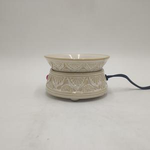 Calentador de velas de plata enchufable eléctrico 2 en 1 y placa de <span class=keywords><strong>cera</strong></span> de cerámica con Quemador de aceite <span class=keywords><strong>para</strong></span> uso doméstico o de oficina - Product Image 4