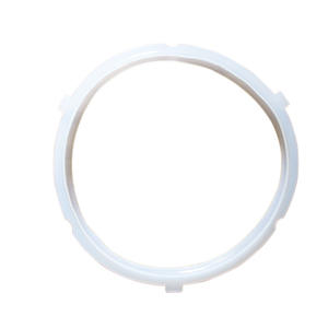 Anillos de Sellado de Silicona de Grado Alimenticio Directo de Fábrica para Ollas a Presión Eléctricas de 5L/6L, Sellos Universales de 3 Convexos con Anillos de Cuero - Product Image 1