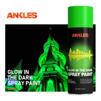 ANKLES 450mlグラフィティ蛍光カラーカーケアアクリルスプレーペイントグローインザダークスプレー