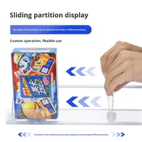 Dispositif de Reconstitution Automatique de 34 mm pour Supermarchés et Usage Domestique – Poussoir à Largeur Réglable pour Rangement Optimisé