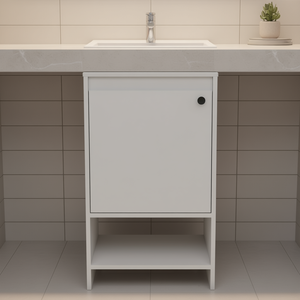 Meuble de salle de bain sur pied 23 pouces, design minimaliste, solution de rangement - Product Image 2