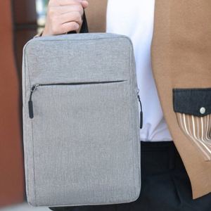 กระเป๋าเป้สะพายหลังอเนกประสงค์สำหรับใส่แล็ปท็อป ทำจากผ้า Oxford คุณภาพสูง พร้อมโลโก้ที่มองเห็นได้ชัดเจน เหมาะสำหรับทำงานหรือเรียน - Product Image 3
