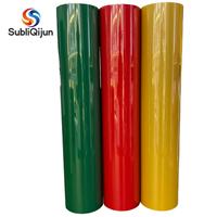 Rollo de Vinilo Termotransferible de PVC SubliQijun para Plotter de Corte con Longitud Personalizada