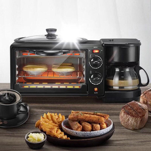 <span class=keywords><strong>Horno</strong></span> <span class=keywords><strong>Tostador</strong></span> Eléctrico Multifuncional <span class=keywords><strong>de</strong></span> Alta Calidad con Cafetera y Sartén para Uso en Hoteles, Acero Inoxidable, Eficiente Energéticamente - Product Image 4
