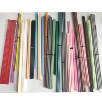 Anches en fibre brun foncé 3mm Recharge d'huiles essentielles Bâtonnets de roseau Diffuseur d'arômes Bâtonnets en fibre