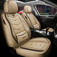 Housse de siège de voiture YLC de haute qualité, universelle, toutes saisons, en cuir de luxe, ensemble complet de 5, 7 ou 9 pièces