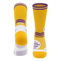 BAS quantité minimale de commande Logo personnalisé Chaussettes de sport OEM de haute qualité pour hommes Chaussettes sans couture Athletic Half Terry Basketball Crew Sock Factory