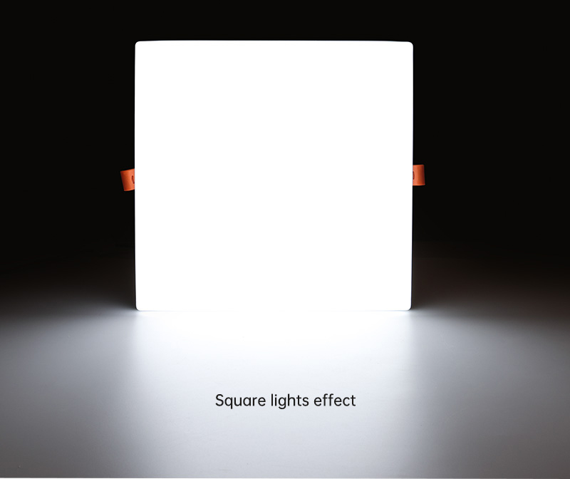 Aluminum frame IP44 modern 100LM/W double color surface mount led panel light 10W 18W 24W 36W borderless panel light for ceiling