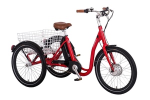Tricycle électrique chine 24 pouces 3 <span class=keywords><strong>SP</strong></span> avec panier arrière vélo cargo adulte en vente - Product Image 5