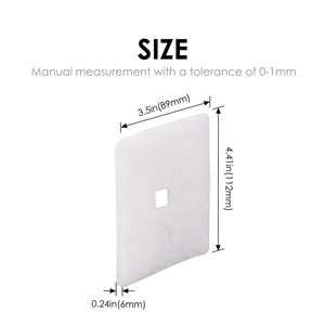 Elemento de Filtro de Aire de 89 mm x 112 mm x 6 mm, Filtro de Panel para HIBLOW HP 80 HP 60 - Product Image 1