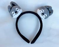 Serre-tête en forme d'animal, bandeau en peluche de dessin animé, accessoires capillaires tendance pour le quotidien, les fêtes et le cosplay, vente en gros et au détail disponible