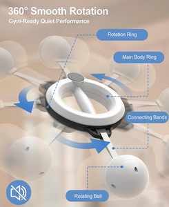 Cerceau d'exercice lesté Infinity RS pour l'entraînement de la force des bras, 2-en-1 intelligent pour la perte de poids et l'entraînement des avant-bras - Product Image 2