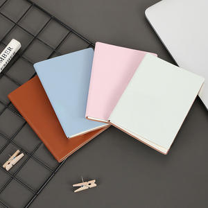 Customized Solid Color <b>Notepad</b> <b>A5</b> A6 Pu Leather Notebook Business Office Notebook Journal Book Wholesale - Product Image 2
