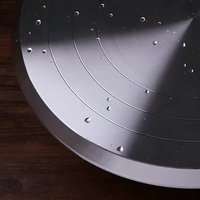 Haute vitesse révolution gâteau plateau tournant support métal acier inoxydable gâteau décoration outils résine alliage acier ensemble numéroté en forme de gâteau