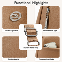 Fournisseur de sacs hobo souples en gros, sac à bandoulière personnalisé en cuir PU souple pour femme avec large sangle et faible MOQ de 20 pour les entreprises
