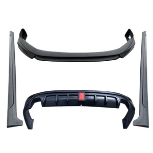 New <b>Car</b> Body Kit for for 2018-2020 ABS Material Exterior Bumper Front Lip Side Skirts Rear Diffuser Tow <b>Hook</b> - Product Image 1