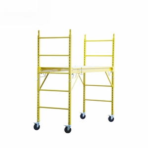 Andamio pintado de alta calidad, tubo de acero duradero para andamio de construcción, <span class=keywords><strong>plataforma</strong></span> de aluminio plegable móvil - Product Image 3