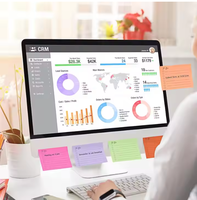 Lynmoe LPD10 Blocs-notes autocollants 50 feuilles 3x4 pouces carrés, impression UV, haute qualité, bloc-notes promotionnel pour le bureau