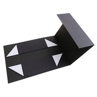 Cajas magnéticas de cartón para zapatos, Cajas de Regalo para zapatos con logotipo impreso en color negro