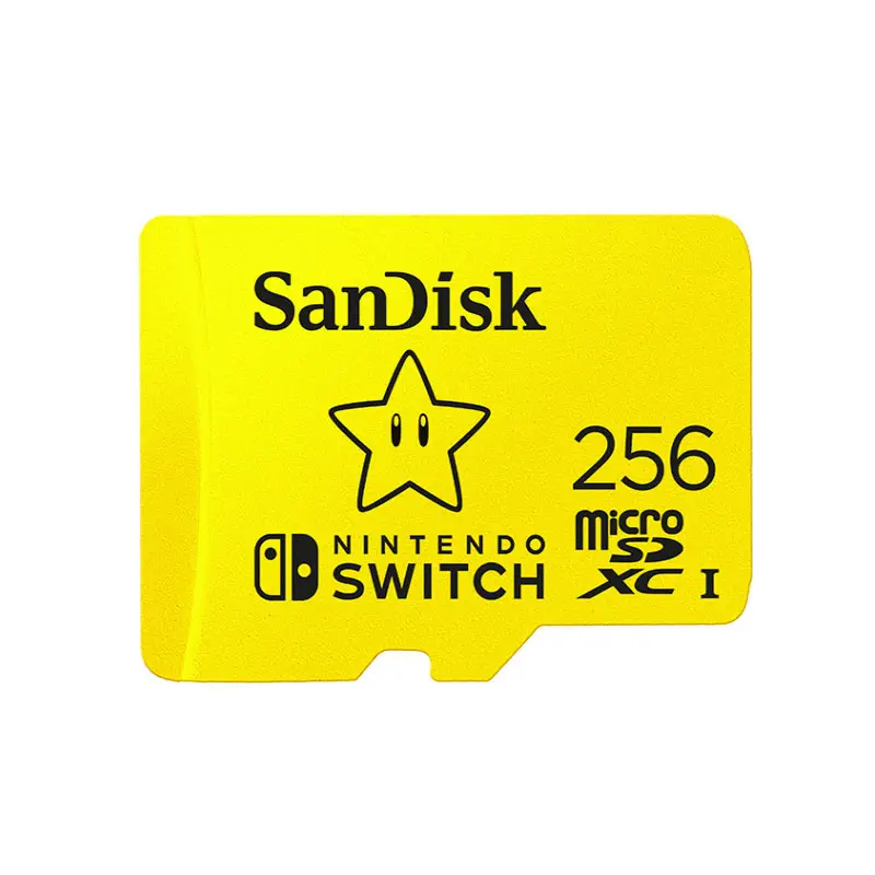 Sandisk cartão micro sd nintendo switch, cartão de memória de até 128 mb/s tf para nintendo switch 256gb UHS-I gb microsdxc 100