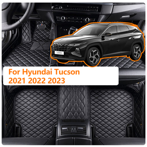 Alfombrillas de coche personalizadas nuevas para volante a la izquierda, impermeables, duraderas, para Hyundai <span class=keywords><strong>Tucson</strong></span> 2021 2022 <span class=keywords><strong>2023</strong></span> - Product Image 3