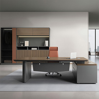 Bureau de direction moderne et simple de qualité E0, grand bureau de patron, bureau de gestionnaire, bureau de superviseur pour usage domestique et commercial