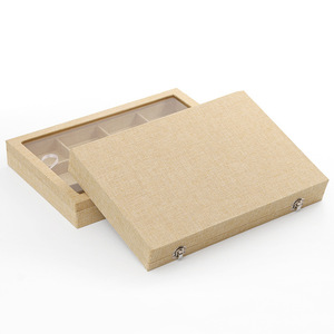 Venta directa y al por mayor <span class=keywords><strong>de</strong></span> cajas <span class=keywords><strong>de</strong></span> joyería <span class=keywords><strong>de</strong></span> lino vintage, estuches <span class=keywords><strong>de</strong></span> almacenamiento, pendientes, bandejas <span class=keywords><strong>de</strong></span> exhibición, cubiertas antipolvo - Product Image 3