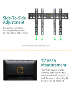 Supports muraux économiques pour téléviseurs fixes pour écrans plats avec <span class=keywords><strong>angle</strong></span> <span class=keywords><strong>d</strong></span>'inclinaison Montage facile <span class=keywords><strong>Support</strong></span> <span class=keywords><strong>TV</strong></span> <span class=keywords><strong>Support</strong></span> <span class=keywords><strong>d</strong></span>'écran <span class=keywords><strong>TV</strong></span> - Product Image 5