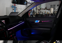 UPSZTEC RHD LHD W204 C180 C200 C260 C300 C63 CLA GLA 10-14 Kits de mise à niveau des aérateurs de turbine de la console centrale pour Mercedes-Benz